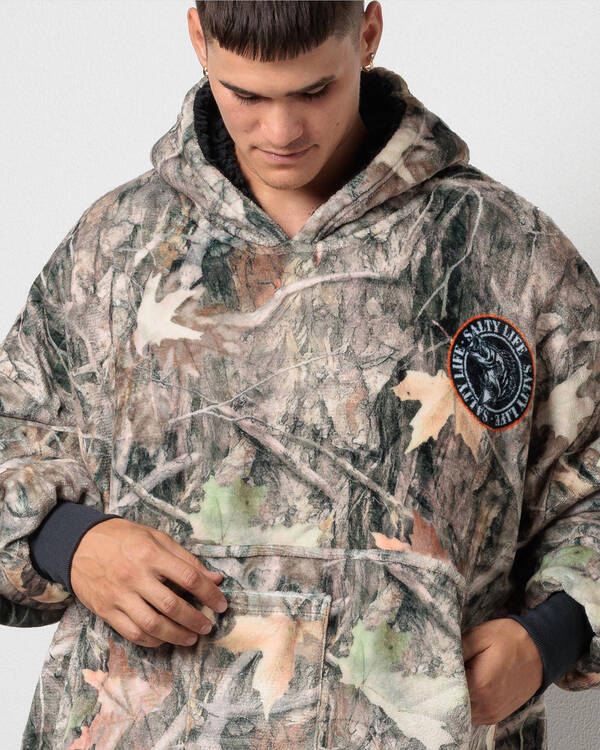 Salty Life Bullseye Oversized Hoodie for Mens