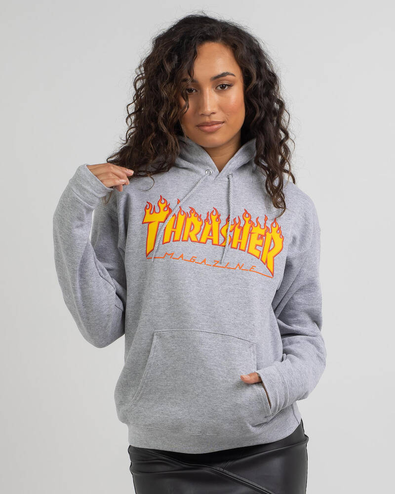Thrasher Flame Hoodie for Womens image number null