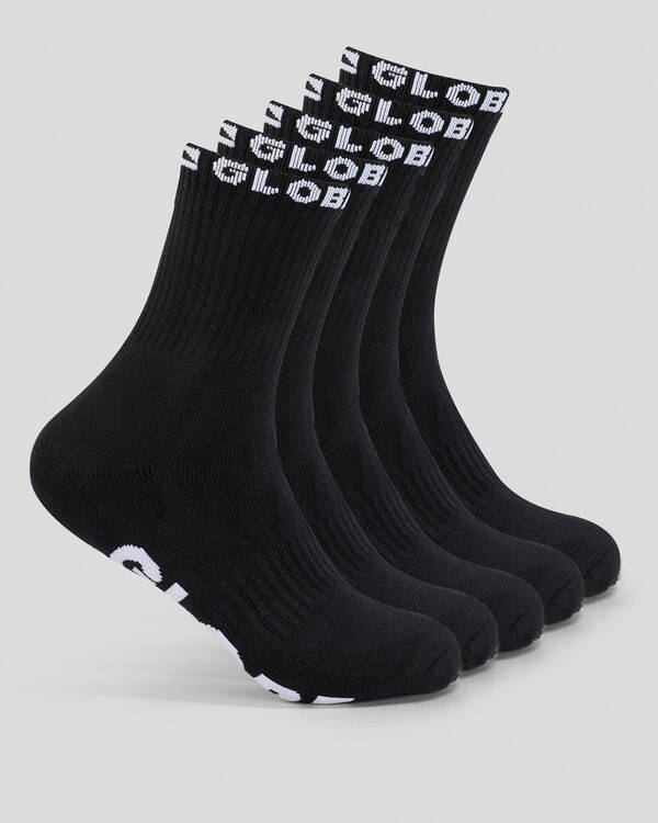 Blackout Quater Crew Socks 5 Pack