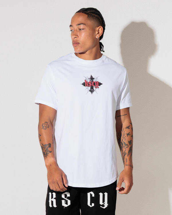 Kiss Chacey Liturgy Dual Curved  T-Shirt for Mens