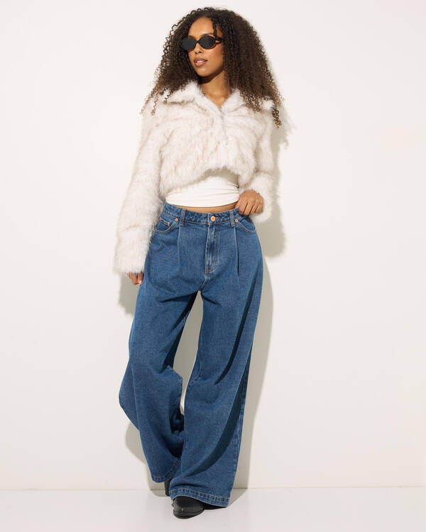 Ava And Ever Lulu Faux Fur Jacket for Womens