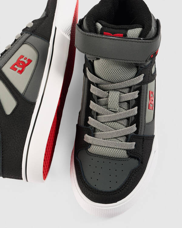 DC Shoes Boys' Pure Hi-Top EV Shoes for Unisex