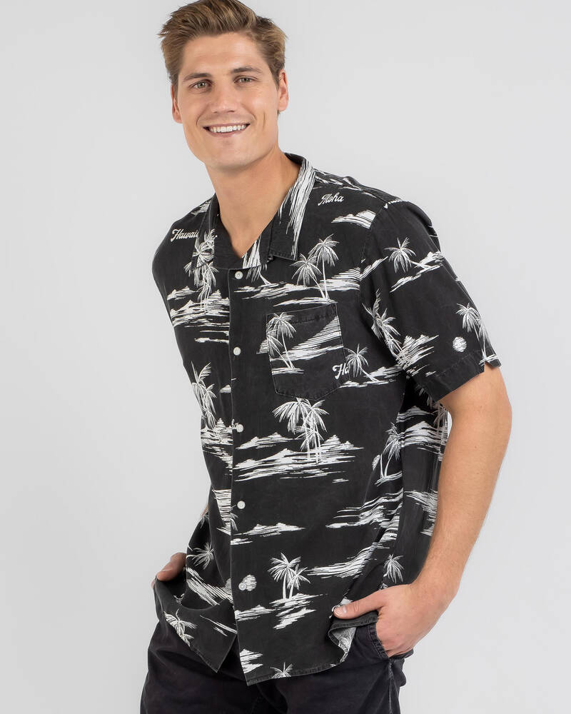 Town & Country Surf Designs Island Time Short Sleeve Shirt for Mens