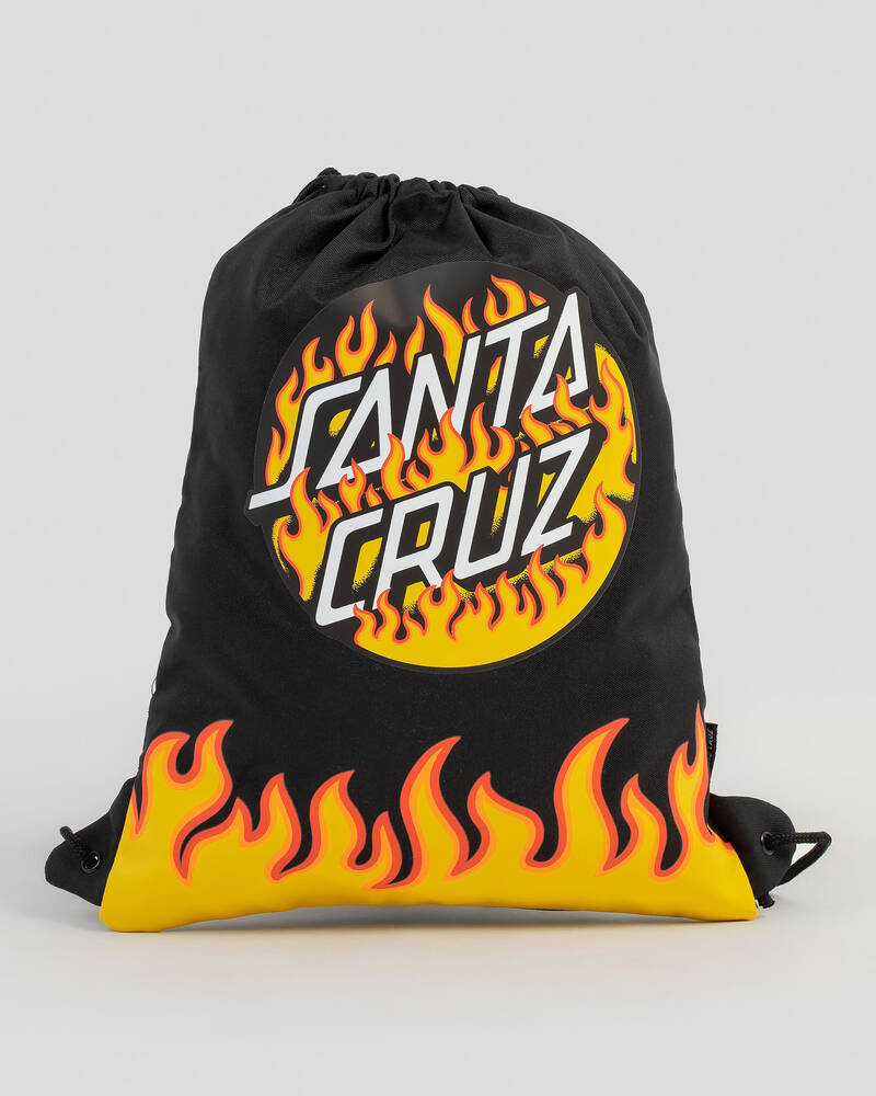 Santa Cruz Blaze Dot Drawstring Bag for Mens