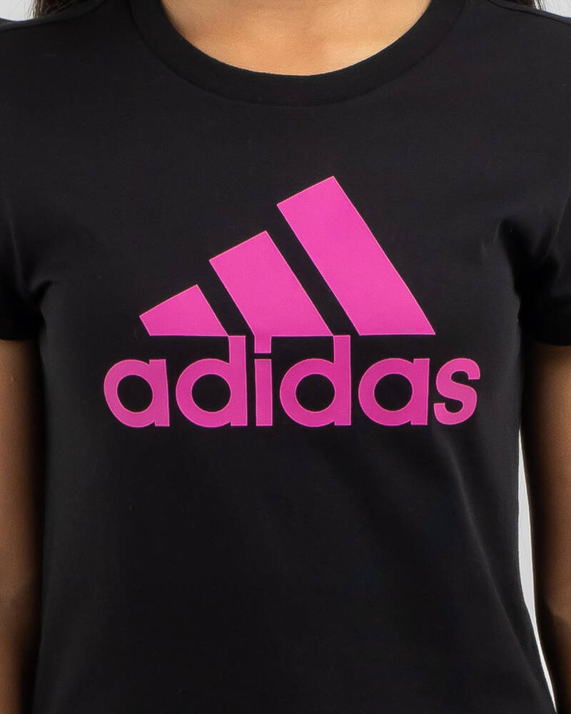 adidas Girls' Big Logo T-Shirt for Womens
