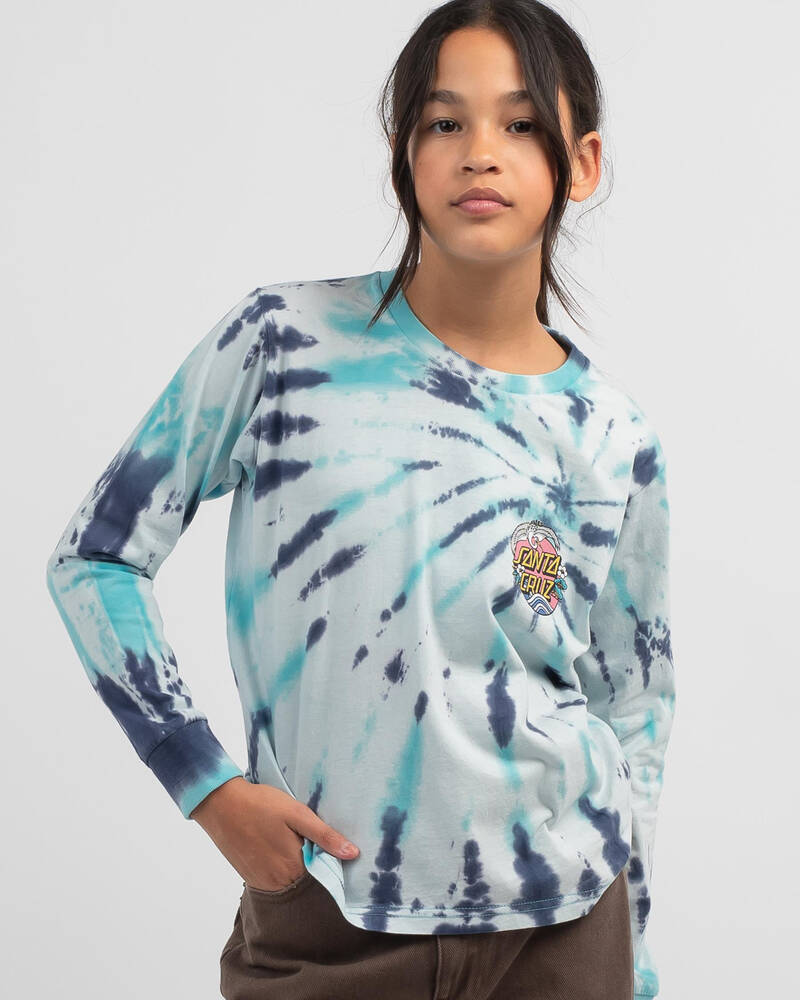 Santa Cruz Girls' Crane Dot Long Sleeve T-Shirt for Womens