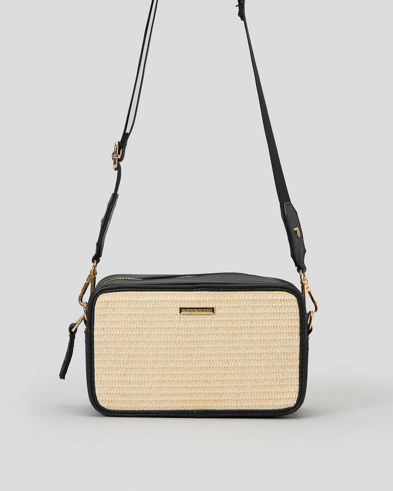 Ava And Ever Valley Straw Crossbody Bag for Womens