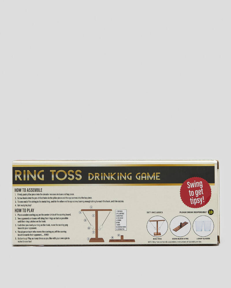 Get It Now Drinking Game Ring Toss for Mens