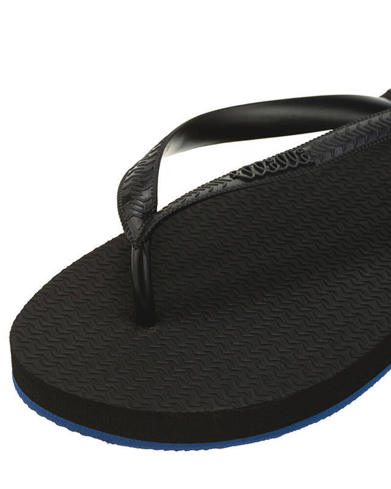 Willi Clothing And Footwear Boomerang Thong Blk/blue for Mens