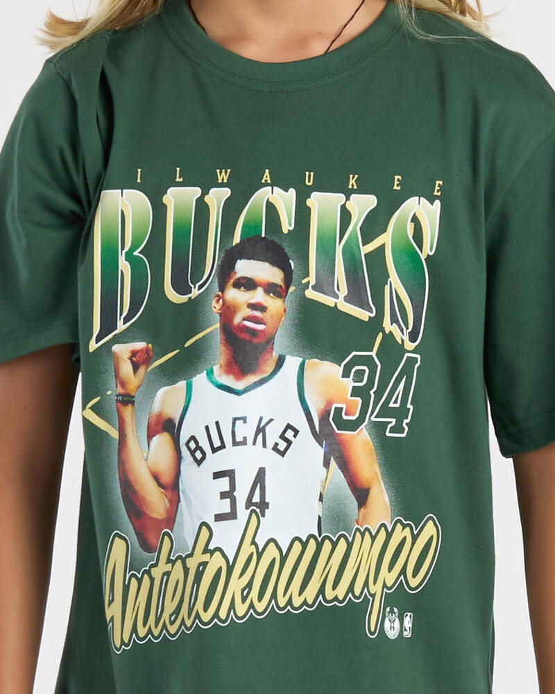 NBA Boys' Antetokounmpo Floyd Vintage T-Shirt for Mens