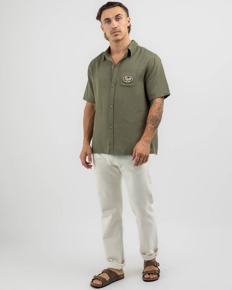 Rusty Greaser Overtone Short Sleeve Shirt for Mens