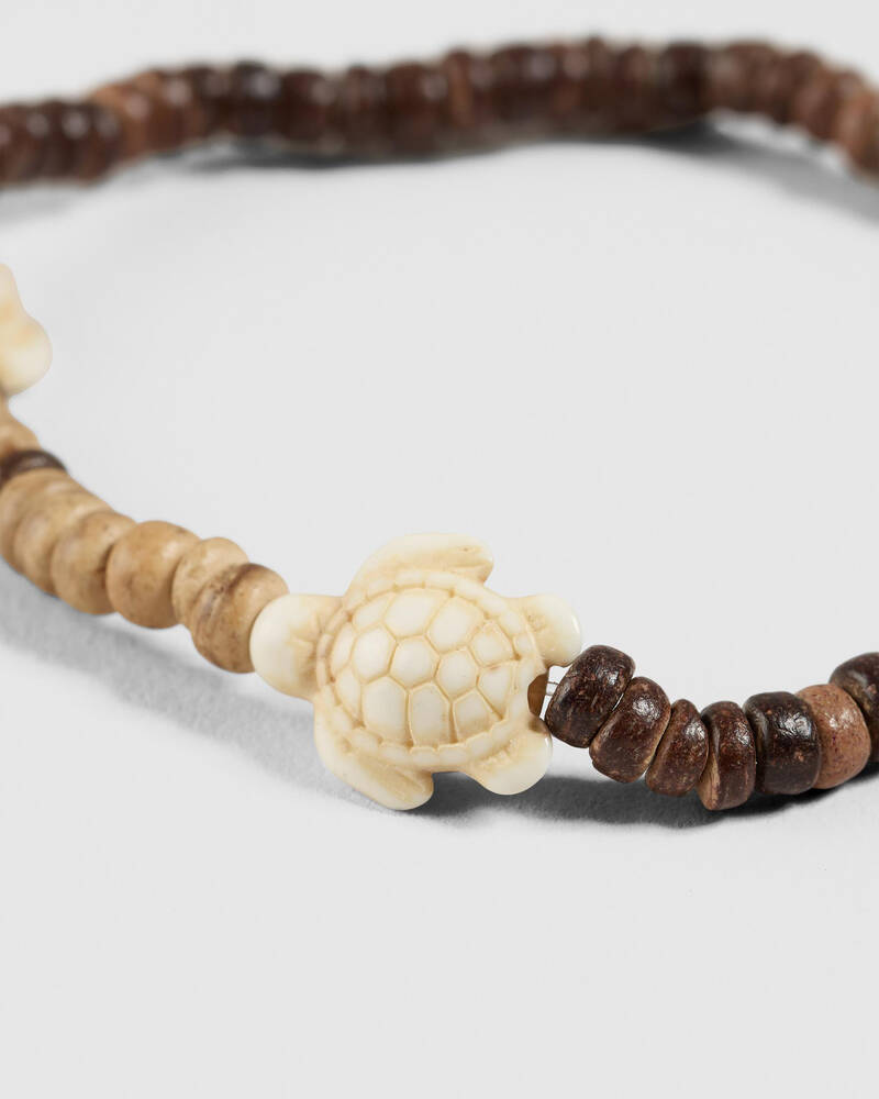 Classics 77 Coconut Beaded Turtle Bracelet for Mens