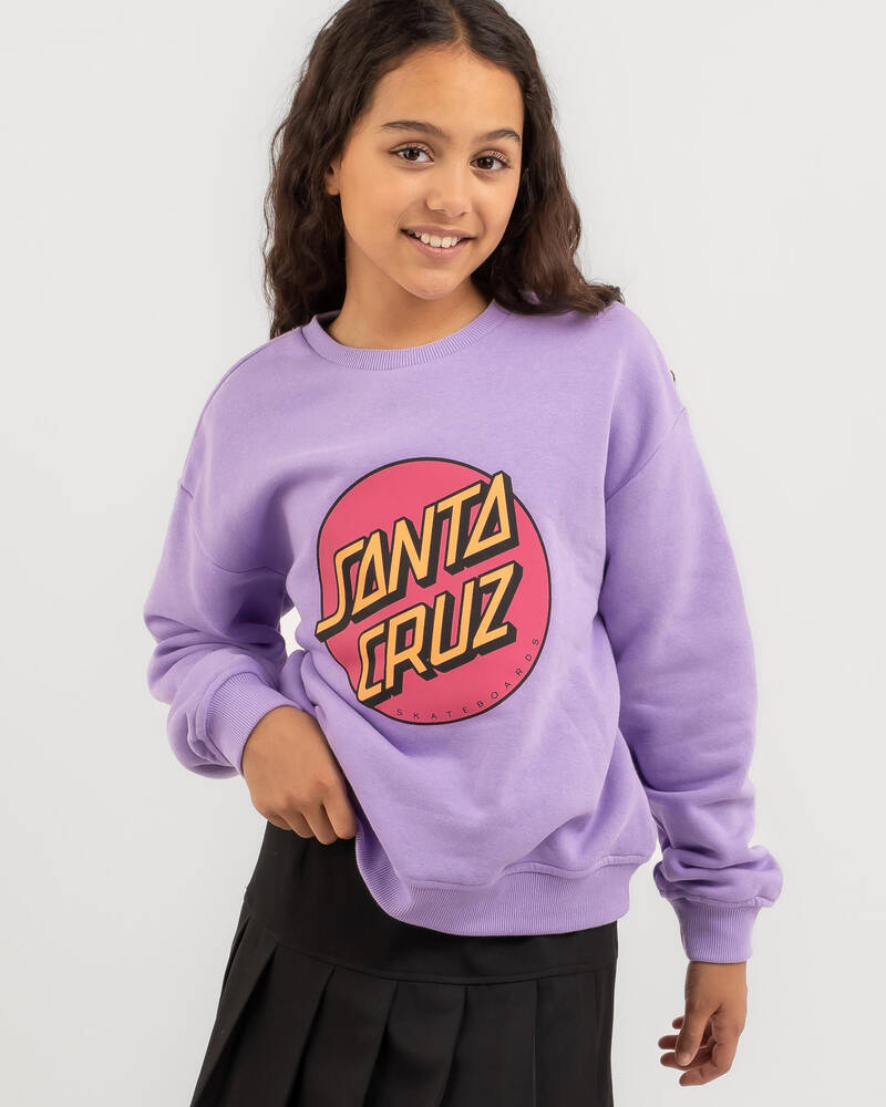 Santa Cruz Girls' Other Dot Sweatshirt for Womens
