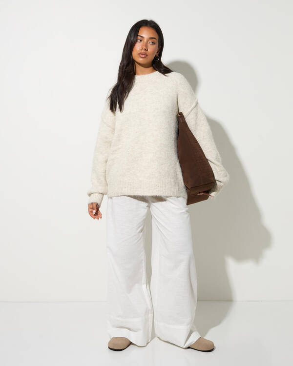 Mooloola Lush Crew Neck Knit Jumper for Womens