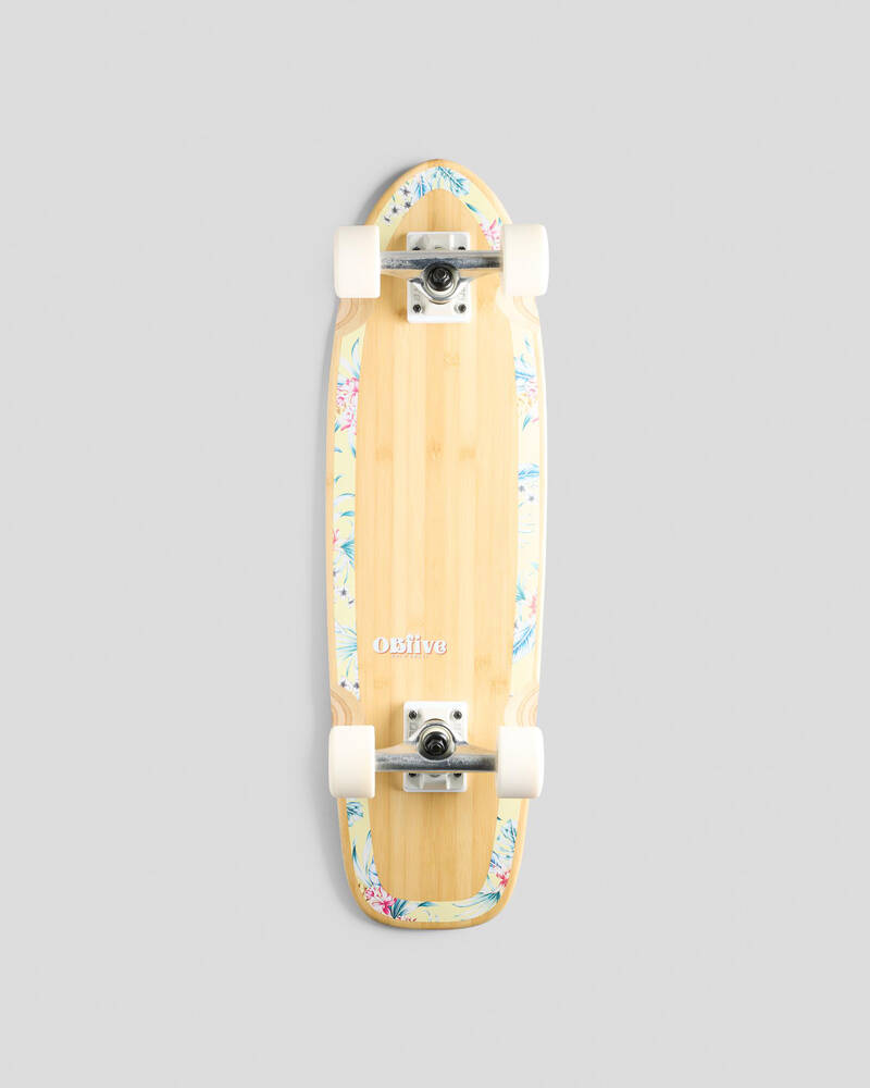 OBfive Leilani Lemon 28" Cruiser Skateboard for Womens