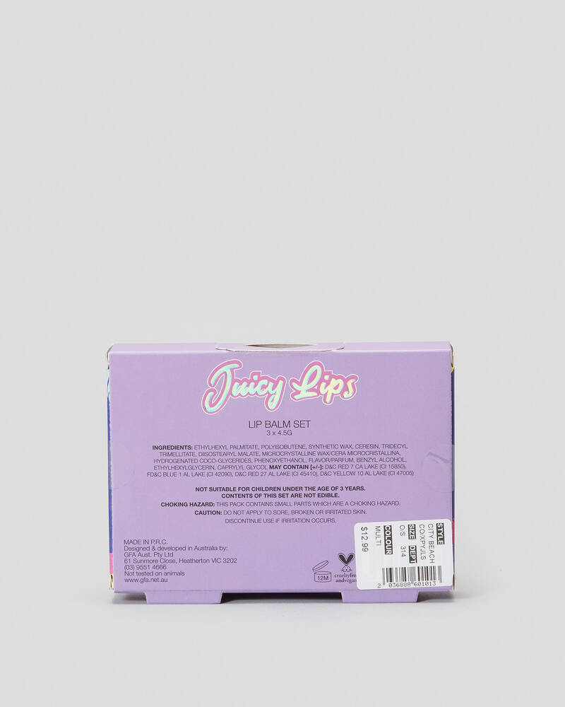 Mooloola Juicy Lips Shakes Lip Gloss Pack for Womens