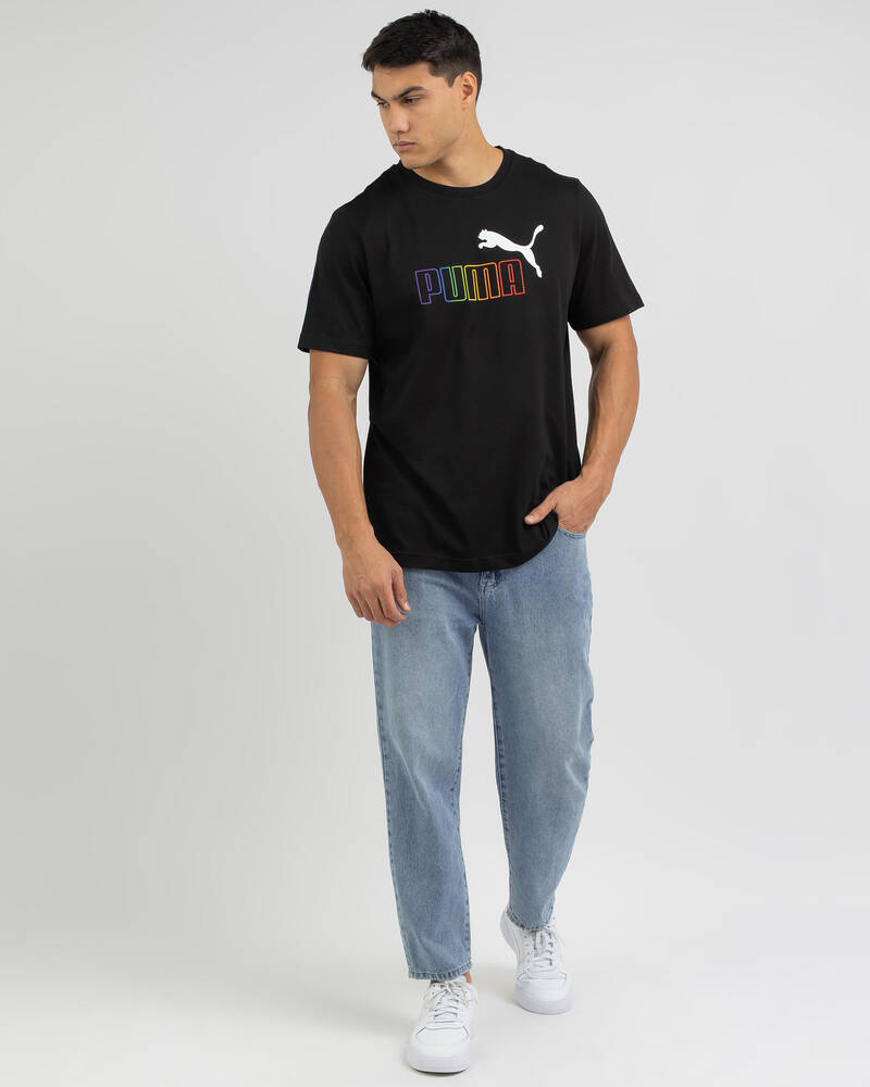 Puma ESS+ Rainbow T-Shirt for Mens