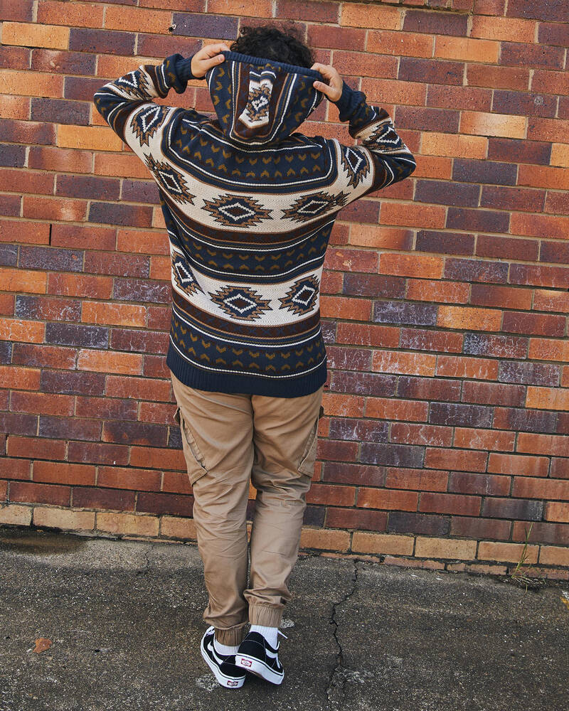 Lucid Dawn Knit Hoodie for Mens