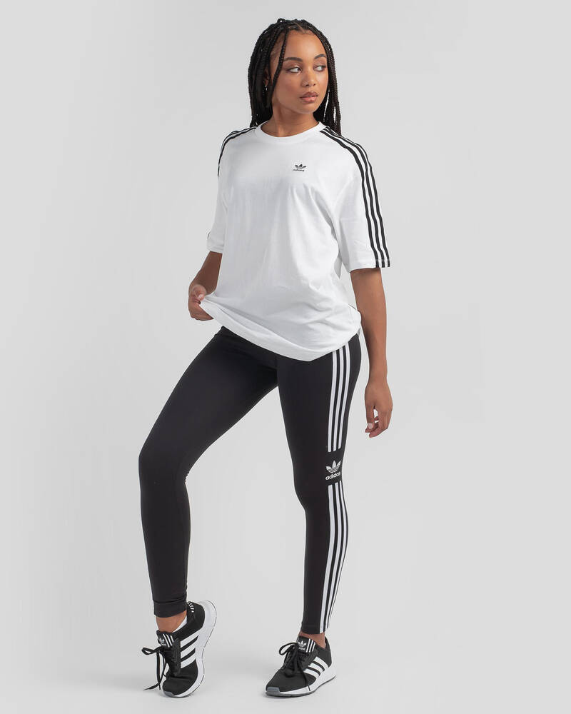 adidas 3 Stripes Oversized T-Shirt for Womens