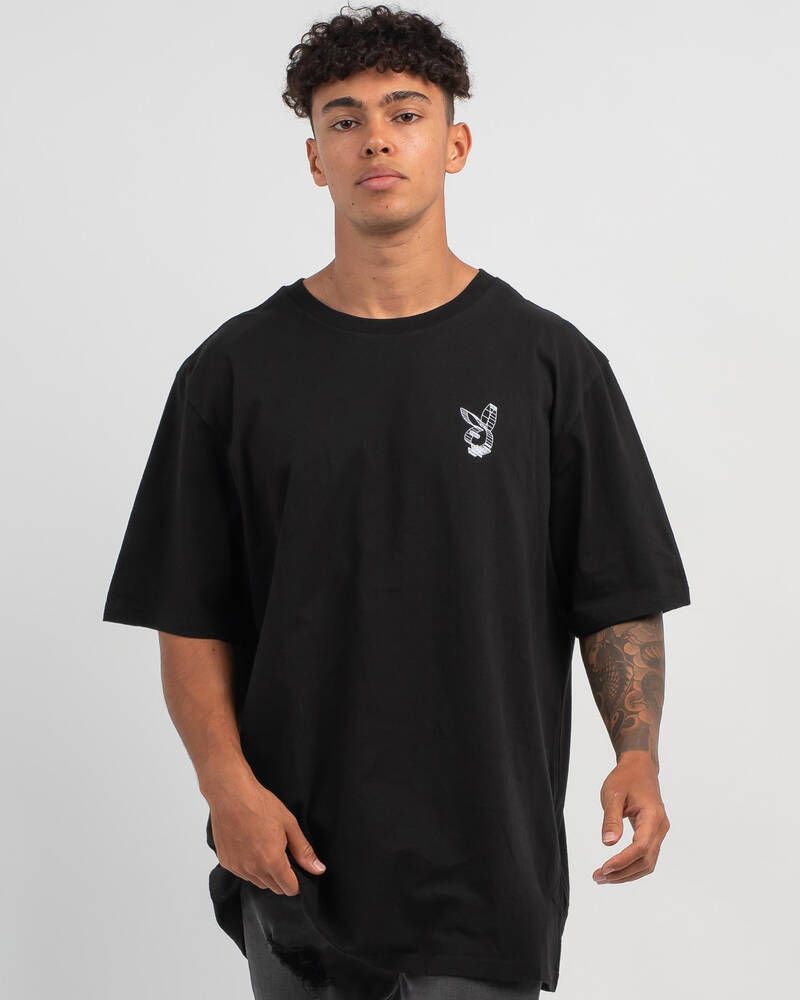 Playboy 3D Stacked T-Shirt for Mens