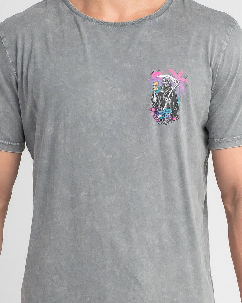 Salty Life Beer O-Clock T-Shirt for Mens