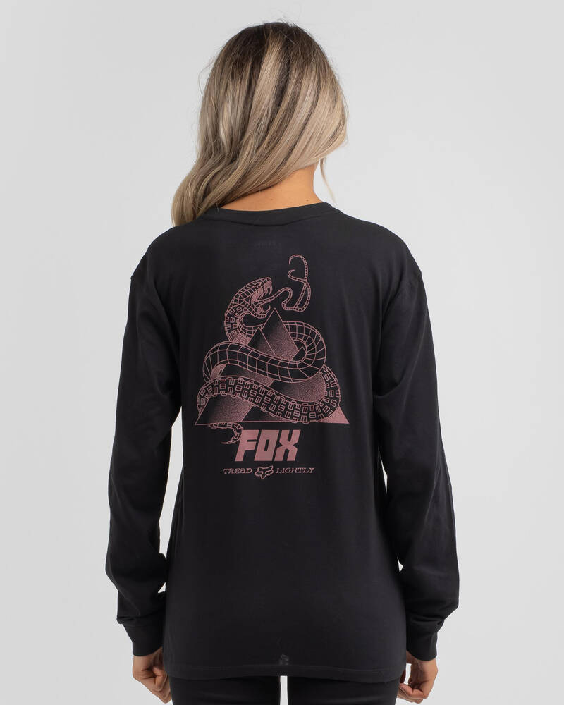 Fox Tread Lightly Long Sleeve Top for Womens