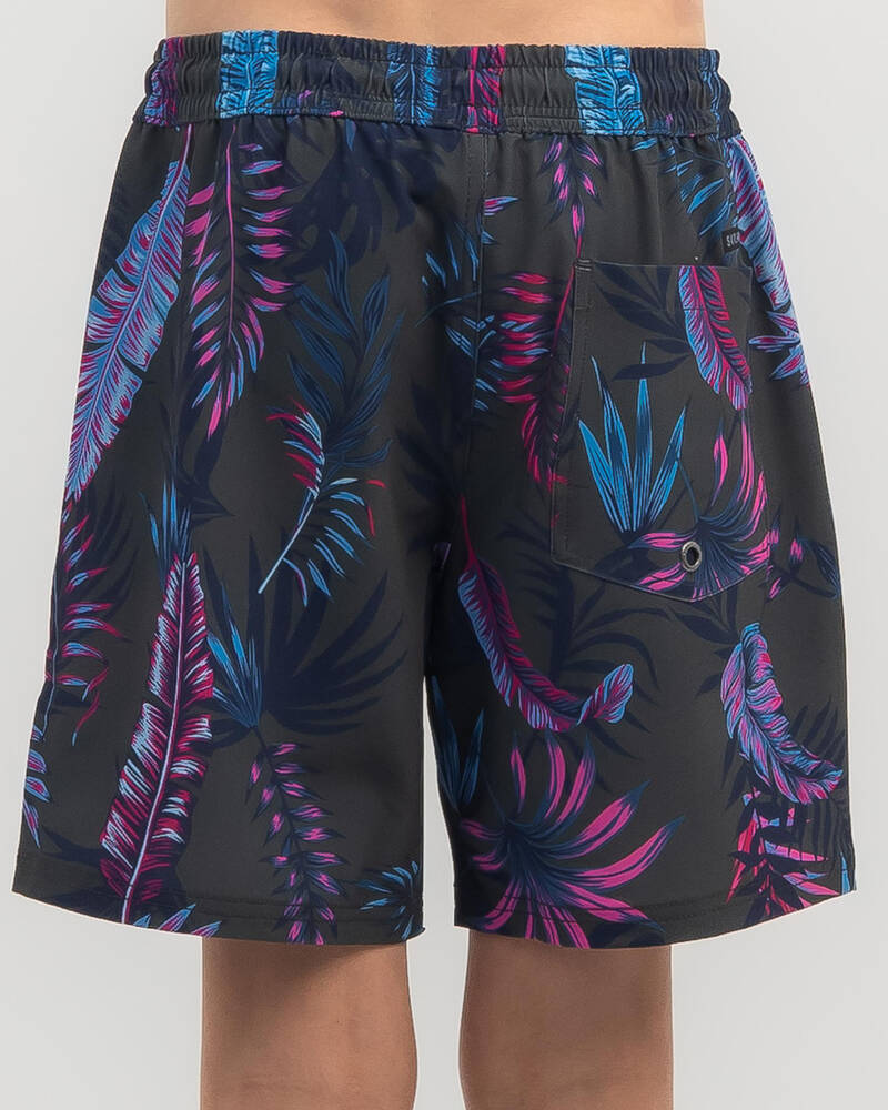 Skylark Boys' Floral Elastic Waist Shorts for Mens