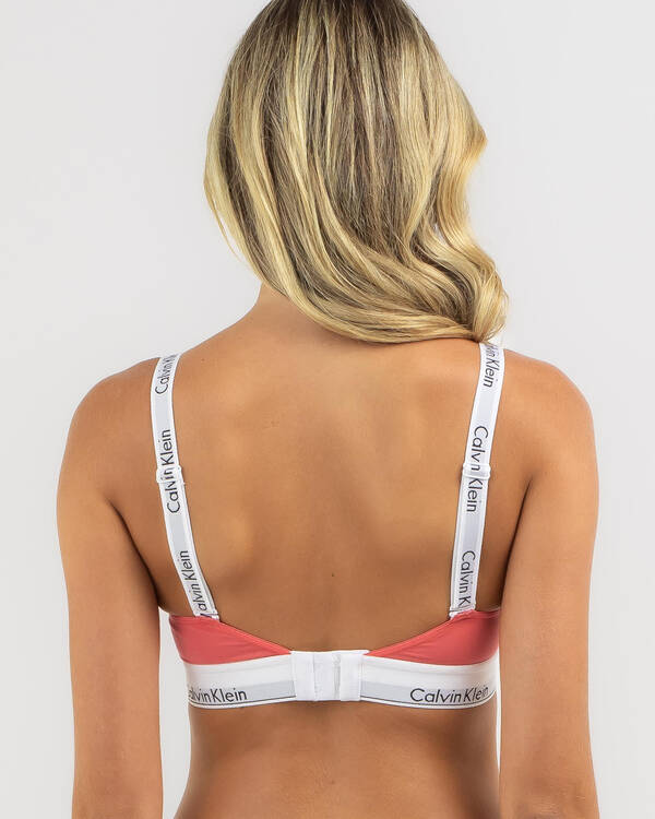 Calvin Klein Cotton Lightly Lined Bralette for Womens