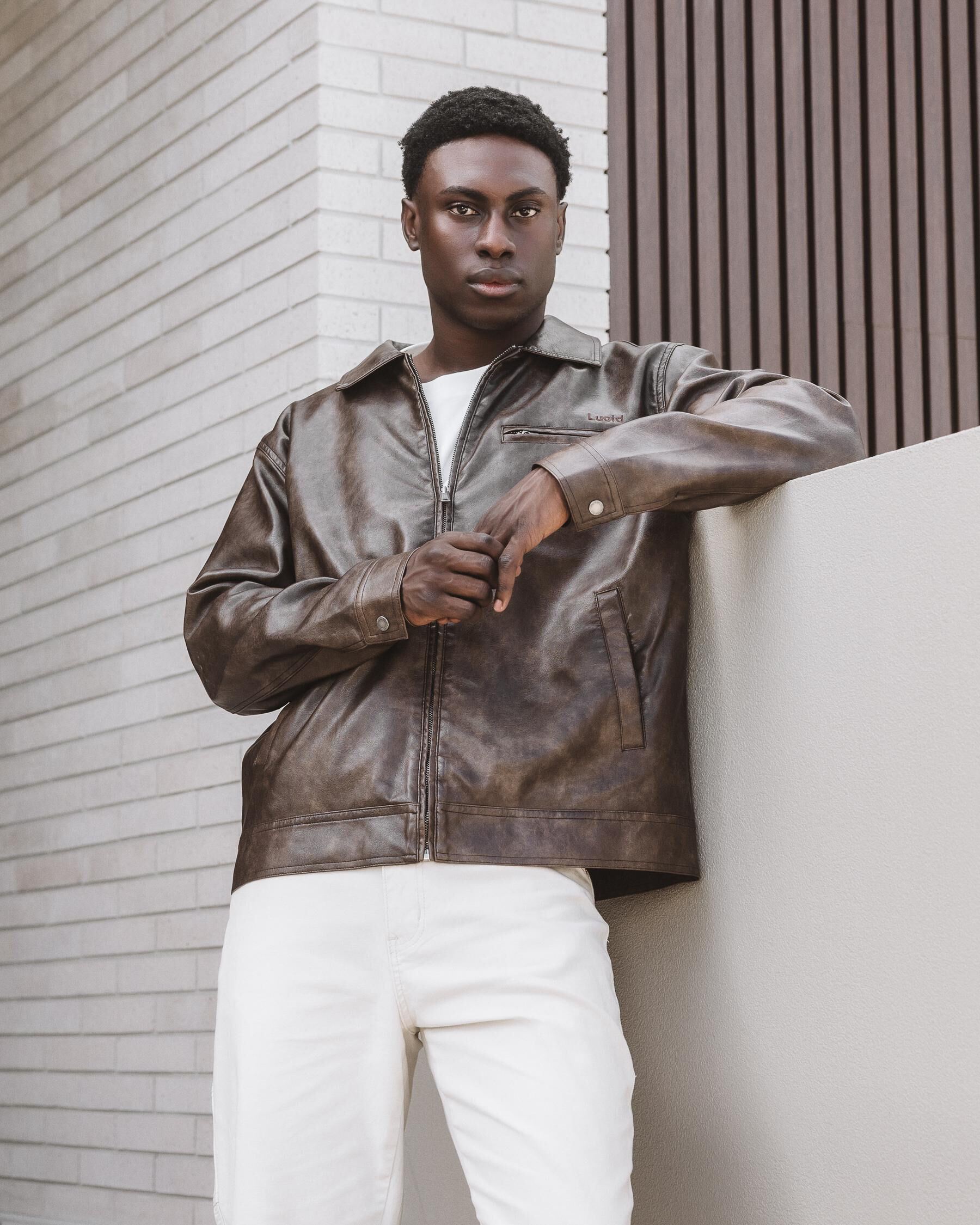 Shop Mens Faux Leather Jackets | Fast Shipping & Easy Returns