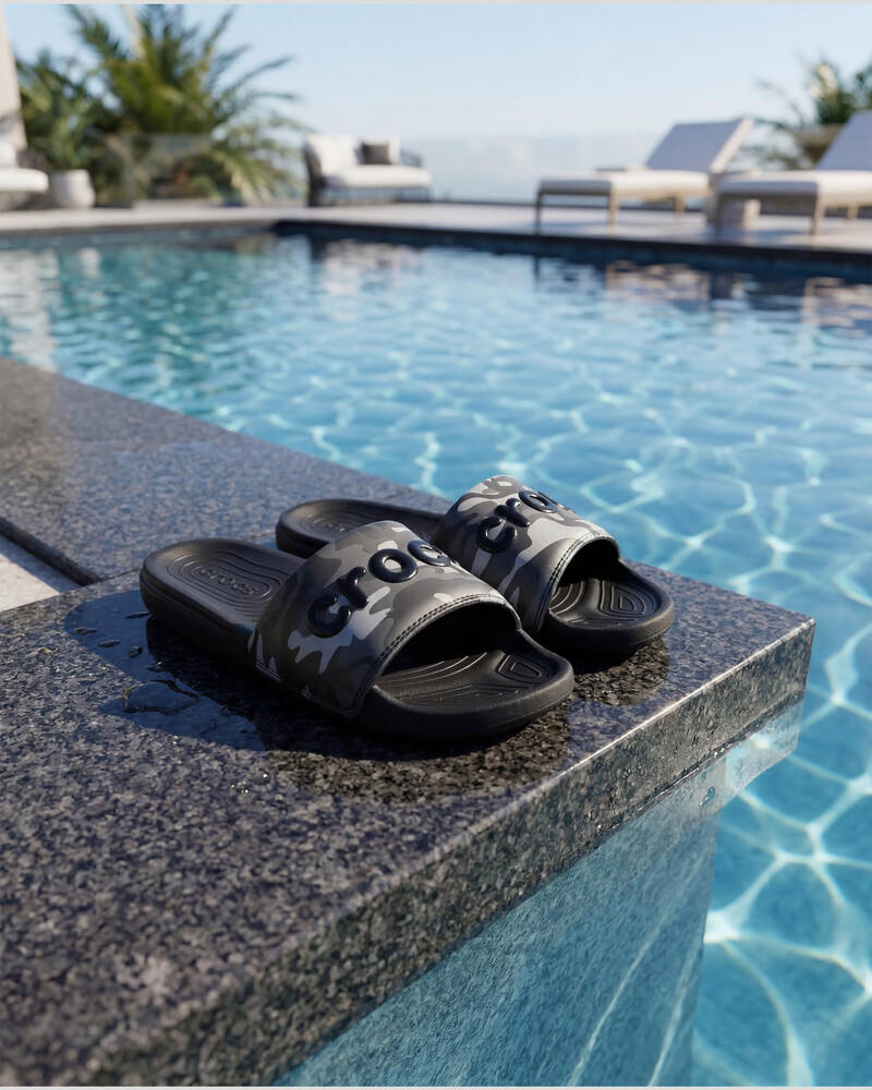 Crocs All Day Camouflage Slides for Mens