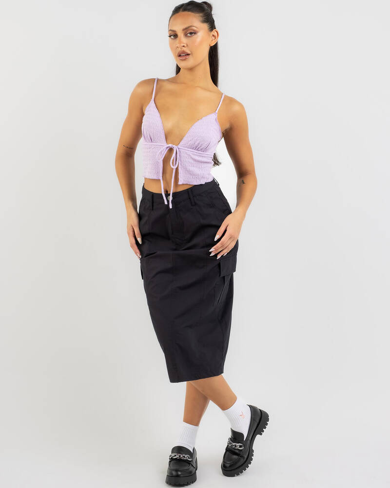 Ava And Ever Vinnie Midi Skirt for Womens