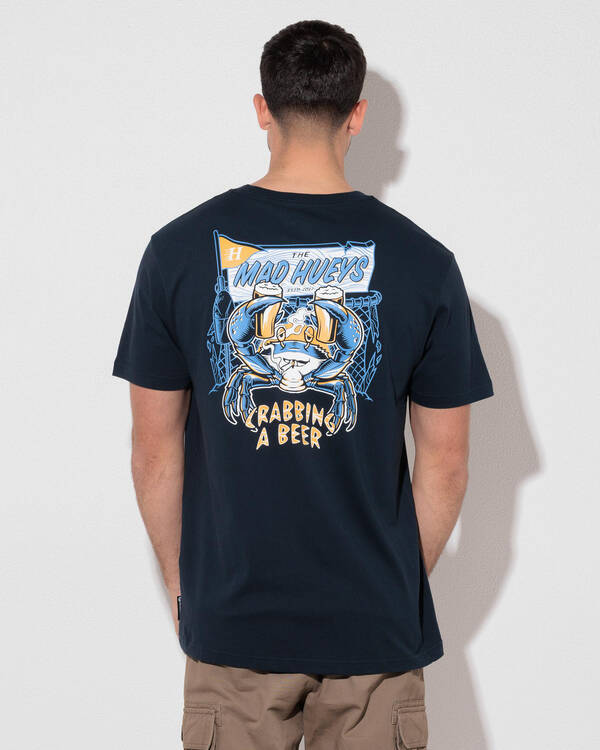 The Mad Hueys Crabbing a Beer T-Shirt for Mens