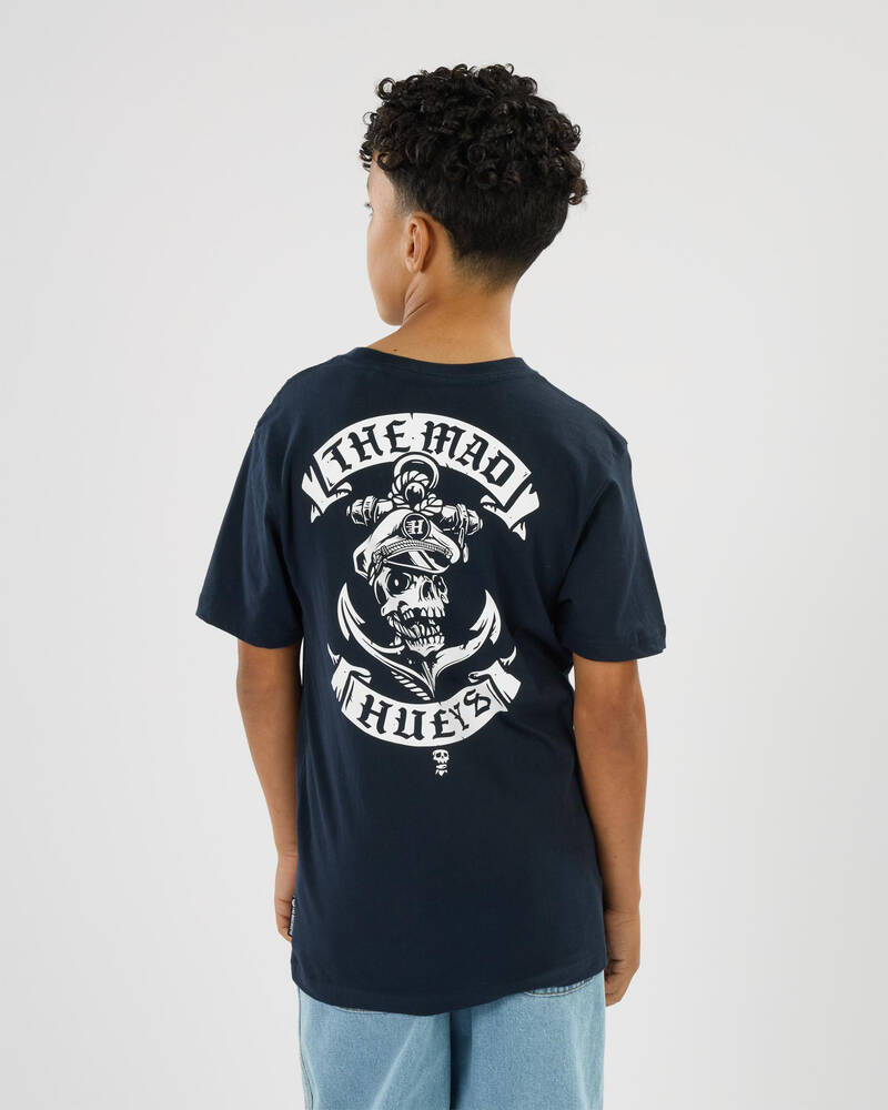 The Mad Hueys Boys' Sailor Anchor T-Shirt for Mens
