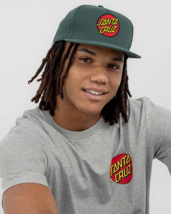 Santa Cruz Classic Dot Patch Cap for Mens