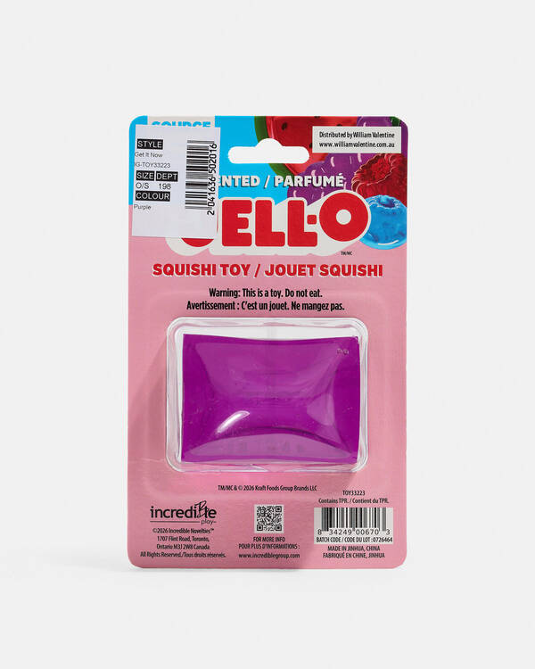 Get It Now Scented Jell-O Squishy Fidget Toy for Unisex