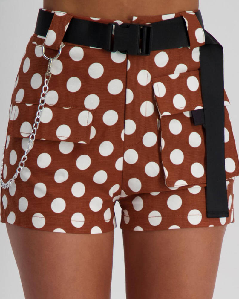 Ava And Ever Polka Dot Shorts for Womens