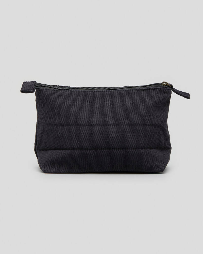 Shop Rip Curl Surfers Original Makeup Case In Washed Black Fast