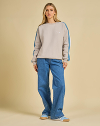 Rusty Racing Stripes 2.0 Crewneck Sweatshirt for Womens image number null