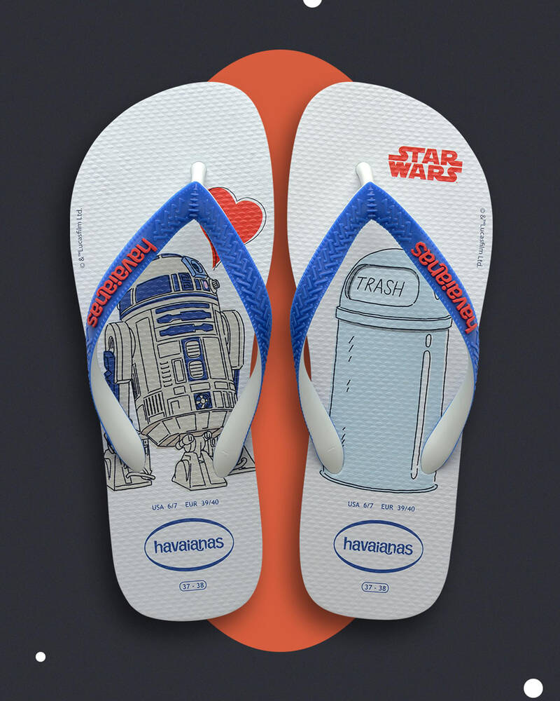Havaianas Top Star Wars R2-D2 Thongs for Mens