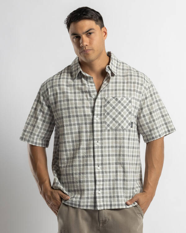 Leo Organic Seersucker Short Sleeve Shirt