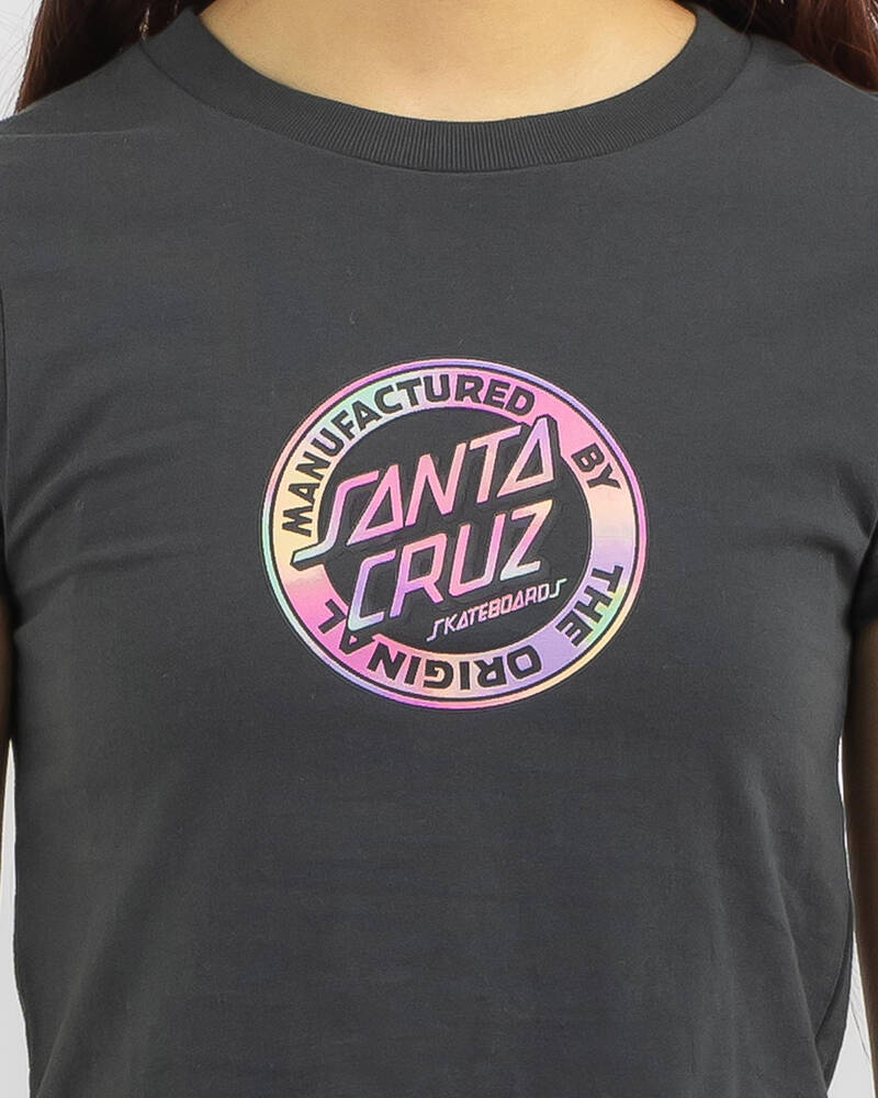 Santa Cruz Vivid MFG Dot Front T-Shirt for Womens