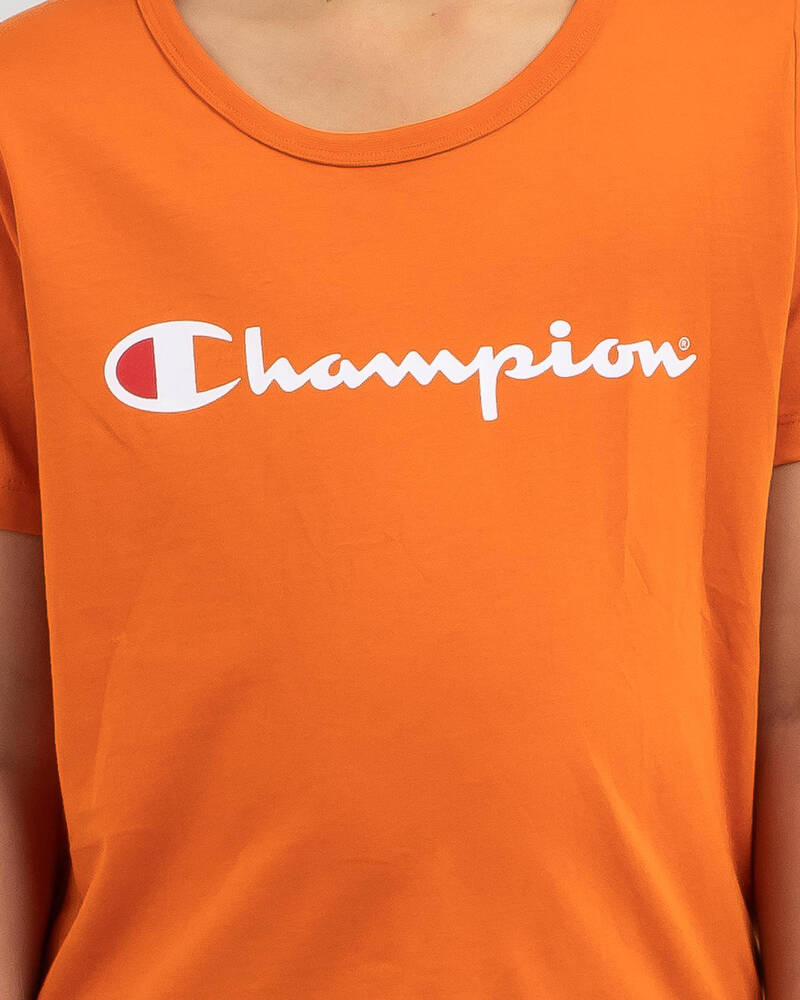 Champion Boys' Script T-Shirt for Mens