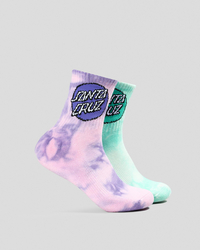 Santa Cruz Girl's Other Dot Mid Sock Pack for Womens image number null