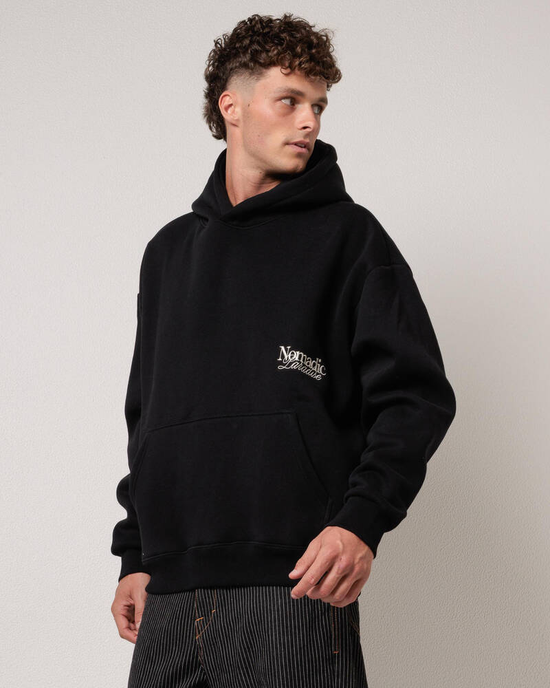 Nomadic Paradise Retreat Oversized Hoodie for Mens
