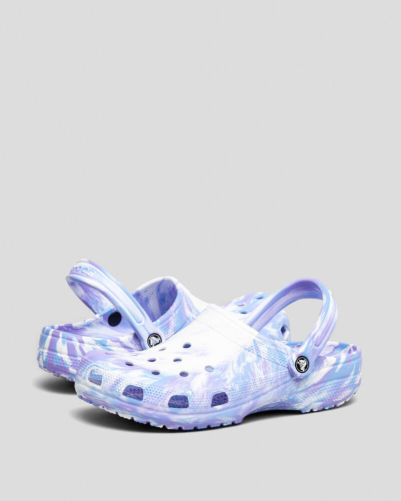 Crocs Classic Marbled Clogs for Unisex image number null