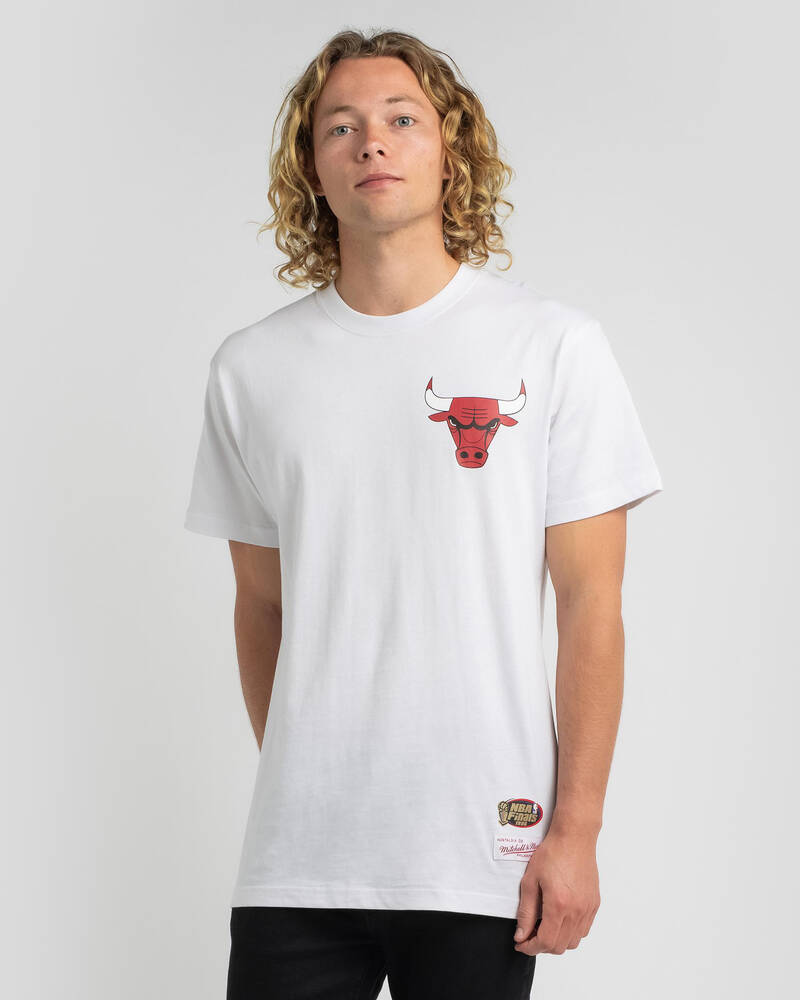 Mitchell & Ness Chicago Bulls Retro Repeat T-Shirt for Mens