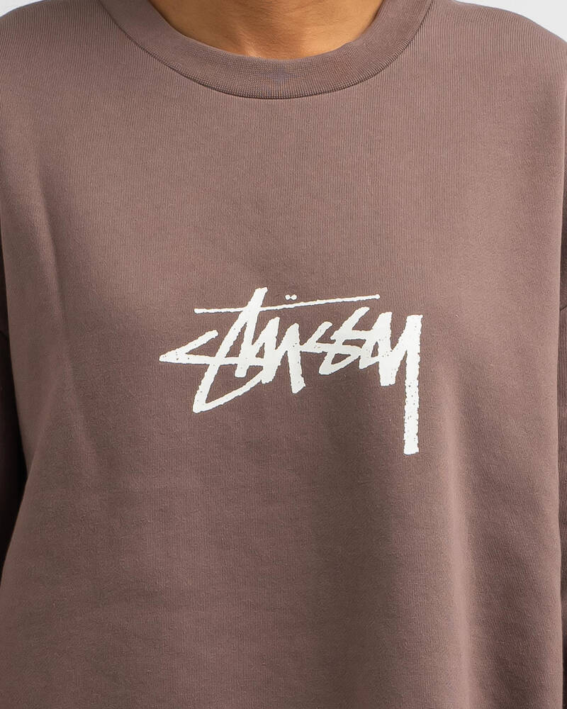 Stussy Stock Boyfriend Sweatshirt for Womens