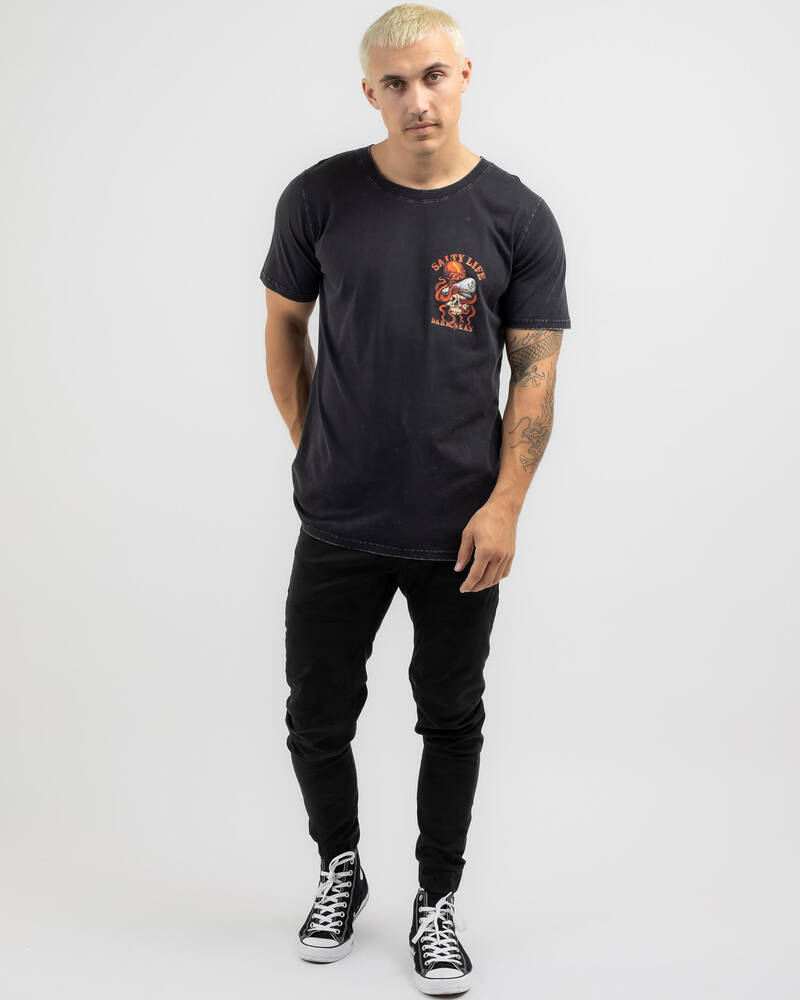 Salty Life Abyss T-Shirt for Mens