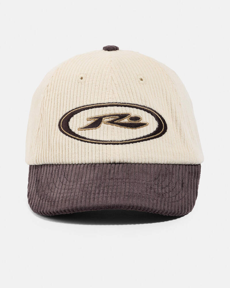 Rusty Orbit Cord Six Panel Cap for Mens