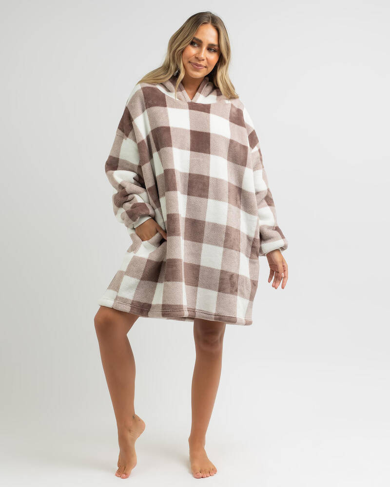 Mooloola Jasper Hooded Blanket for Womens